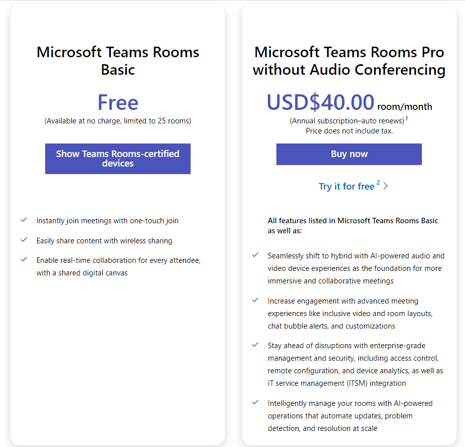 Get ready for Microsoft Teams Rooms Device Licensing Changes